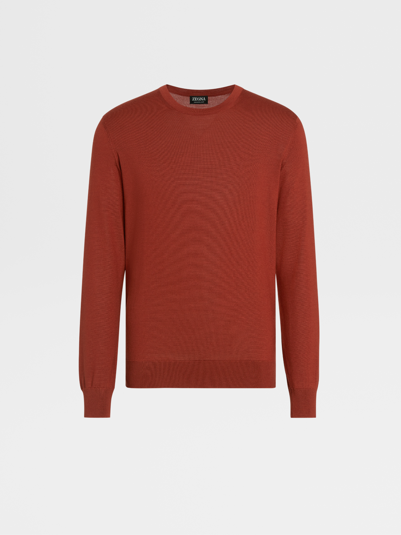 Brick Red Cashseta Crewneck